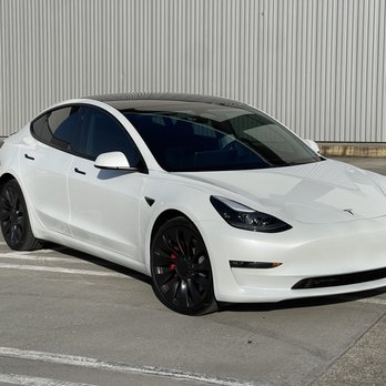 Pristine Film Solutions - Model 3 Tint and PPF around Door Rocker Panels. - Auto Detailing Near Me - Rockville, Maryland