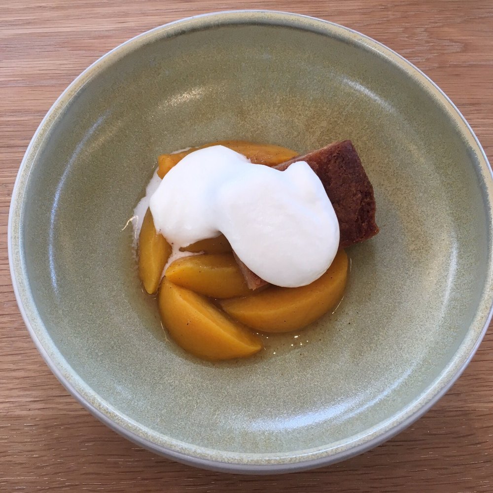 Clay Restaurant - Peach Cobbler - Canadian (New) Near Me - Toronto, Ontario