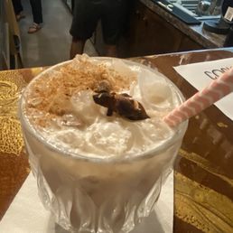 Coquito Walnut Eggnog Drink, I think was the name. So so delicious and festive! Coquito Walnut Eggnog Drink, I think was the name. So so delicious and festive!