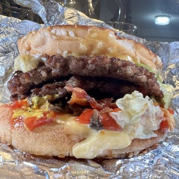 Five Guys - Bacon Cheeseburger - Burgers Near Me - Toronto, Ontario