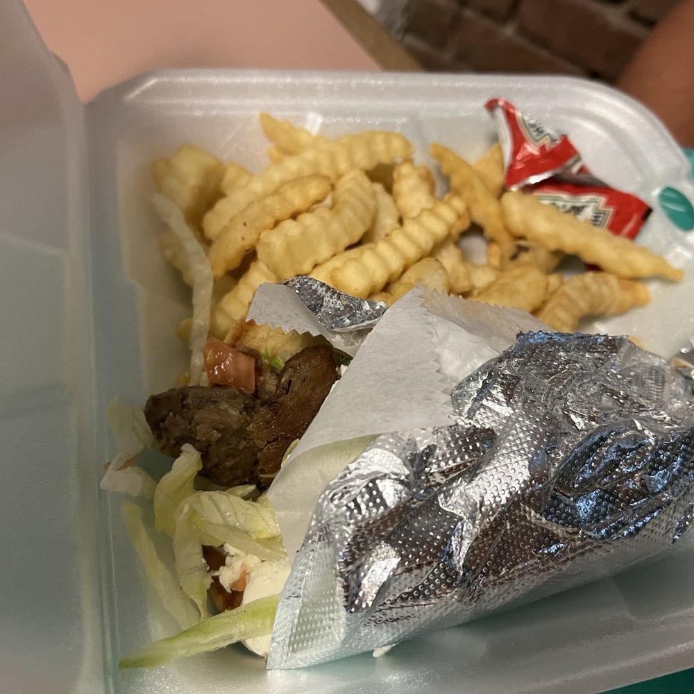 Olympia Cafe - Gyro Sandwich (Pronounced Yee'ro) - Greek Near Me - Savannah, Georgia Olympia Cafe - Gyro Sandwich (Pronounced Yee'ro) - Greek Near Me - Savannah, Georgia
