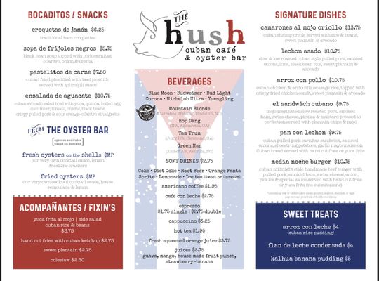 Menu photo 4 The Hush Cuban kitchen & Bar Dillard, GA Menu photo 4 The Hush Cuban kitchen & Bar Dillard, GA