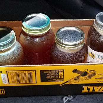 Oglesbees Honey Farm - Organic Honey purchased from Oglebees Honey Farm. He sells these jars for $16.00 each. He harvests the honey himself on his property. - Farms Near Me - Rosedale, Mississippi Oglesbees Honey Farm - Organic Honey purchased from Oglebees Honey Farm. He sells these jars for $16.00 each. He harvests the honey himself on his property. - Farms Near Me - Rosedale, Mississippi