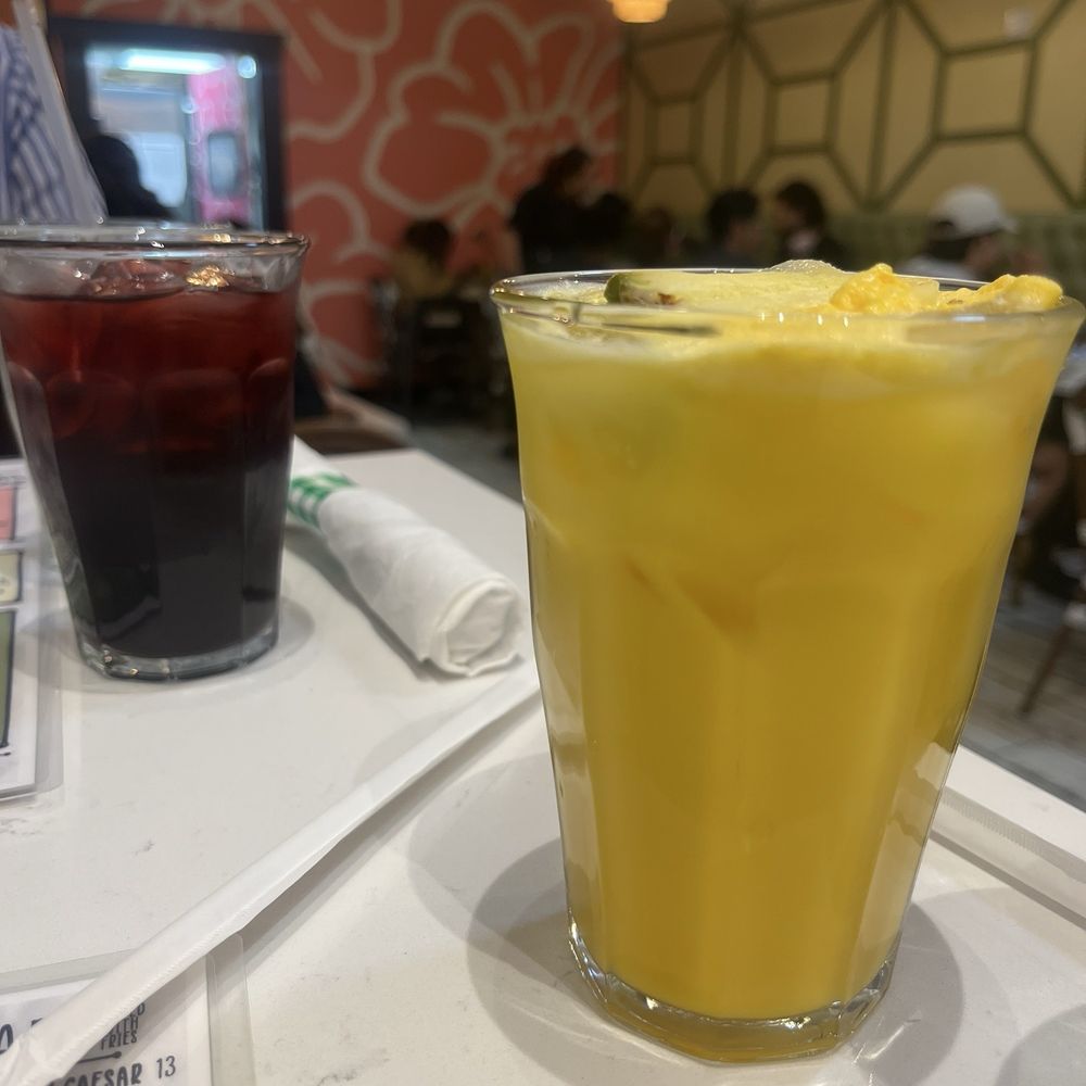 Dear Dad’s - Agua de Jamaica & pina colada agua Fresca - Salad Near Me - Greensboro, North Carolina Dear Dad’s - Agua de Jamaica & pina colada agua Fresca - Salad Near Me - Greensboro, North Carolina