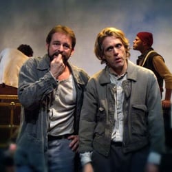 TheatreFIRST - Michael Storm* and Kalli Jonsson* as Guildenstern and Rosencrantz.
