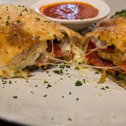 Stromboli loaded with goodies Stromboli loaded with goodies