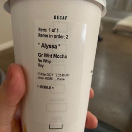 Soy White Mocha