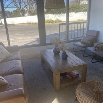 The Holy Grind - a living room with couches and a coffee table - Coffee & Tea Near Me - China Grove, North Carolina
