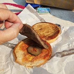 McDonald's - So sad, only one pickle