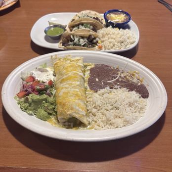 Santa Rosa Restaurant - Taco de Lengua and Grilled steak Burrito - Mexican Near Me - Frederick, Maryland