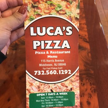 Luca's Pizza & Restaurant - the menu - Pizza Near Me - Middlesex, New Jersey Luca's Pizza & Restaurant - the menu - Pizza Near Me - Middlesex, New Jersey