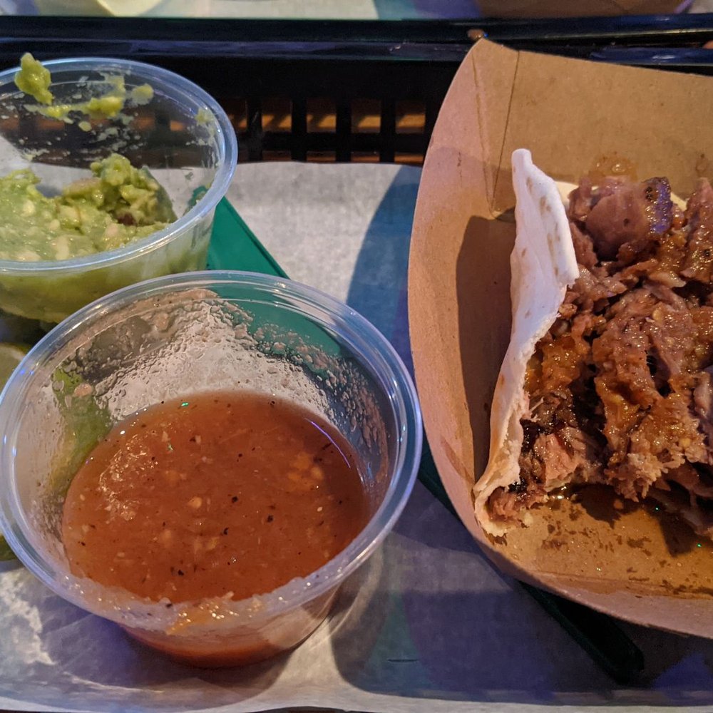 Brisket taco