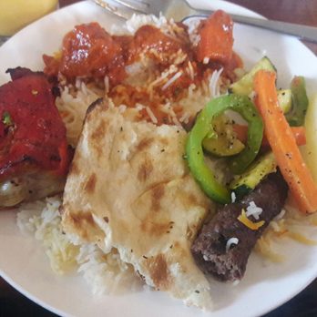 Cedars in University District - Beef, red chicken and Jasmine rice. Very tasty!!!!! - Indian Near Me - Seattle, Washington