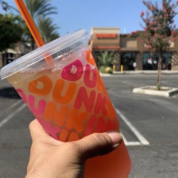 Dunkin' - Strawberry Dragonfruit Dunkin' Refresher - Donuts Near Me - Rancho Cucamonga, California Dunkin' - Strawberry Dragonfruit Dunkin' Refresher - Donuts Near Me - Rancho Cucamonga, California