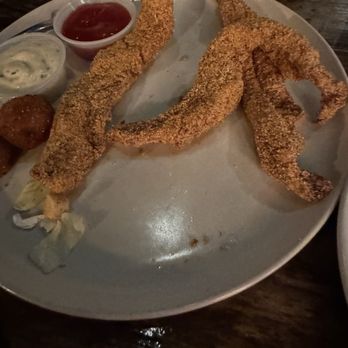 Quebedeauxs Cajun Cafe - Catfish strips one is missing - Cajun/Creole Near Me - Pineville, Louisiana Quebedeauxs Cajun Cafe - Catfish strips one is missing - Cajun/Creole Near Me - Pineville, Louisiana