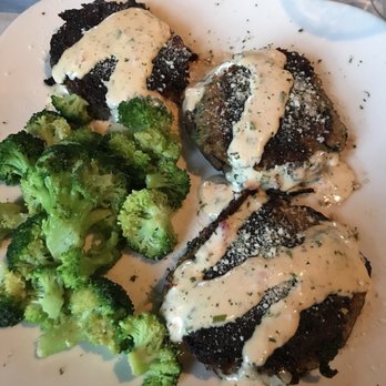Half Shell Oyster House - Seafood stuffed portobello mushrooms - Seafood Near Me - Biloxi, Mississippi