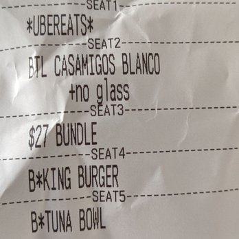 King Taps - The receipt proving they intentionally gave me no glasses with my order. - Canadian (New) Near Me - Toronto, Ontario King Taps - The receipt proving they intentionally gave me no glasses with my order. - Canadian (New) Near Me - Toronto, Ontario