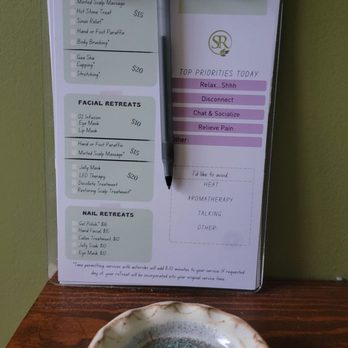 Spa Retreat Cary - Menu - Day Spas Near Me - Cary, North Carolina Spa Retreat Cary - Menu - Day Spas Near Me - Cary, North Carolina
