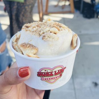 Just Luv Creamery - Driving Me Bananas Scoop - Ice Cream & Frozen Yogurt Near Me Just Luv Creamery - Driving Me Bananas Scoop - Ice Cream & Frozen Yogurt Near Me