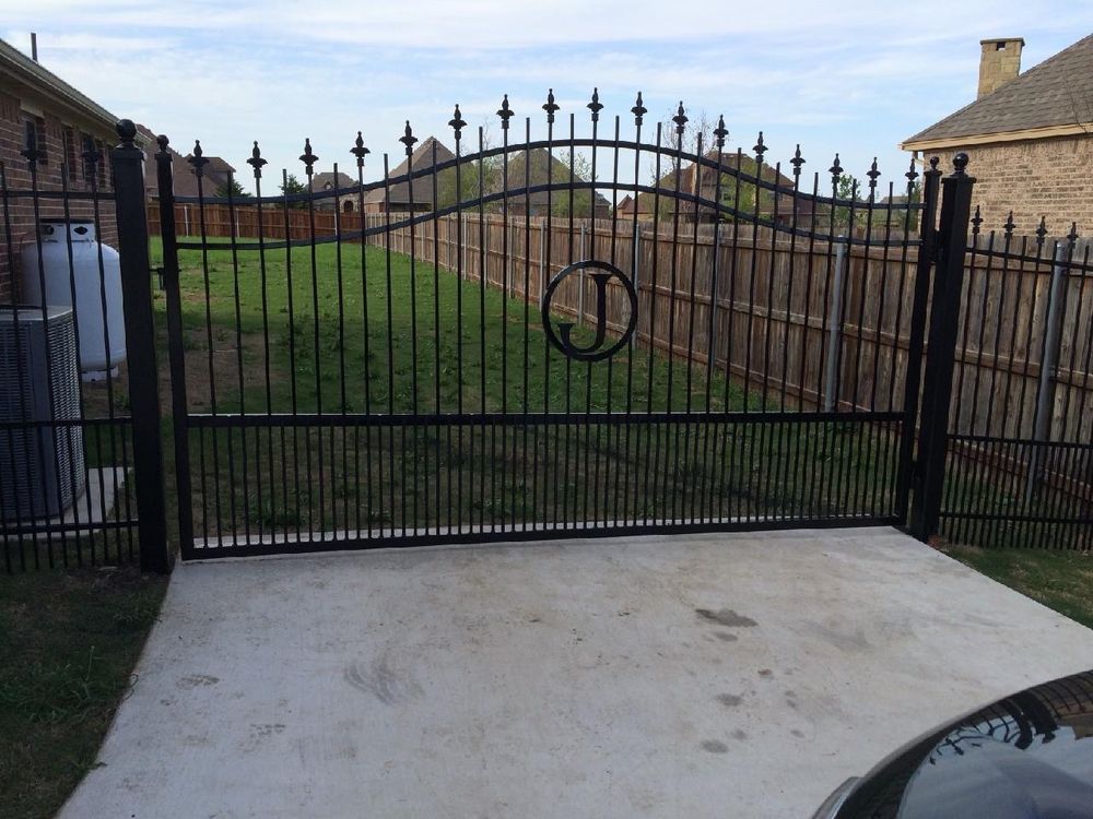 Slide of Grizzly Fence and Patio