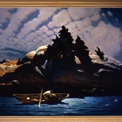 Wyeths By Water - N.C. Wyeth Black Spruce Ledge