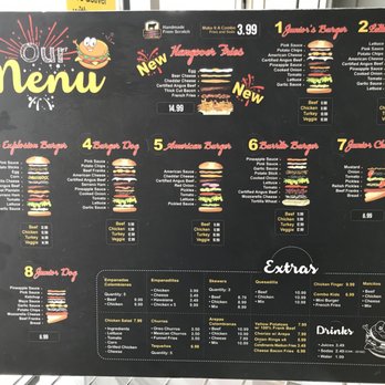 Junior Colombian Burger - Menu - Burgers Near Me - Orlando, Florida