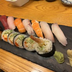 Wasabi Japanese Restaurant - Sushi regular with American Dream roll