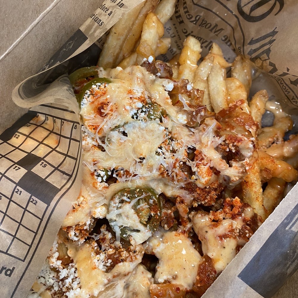 Mono Mono Korean Fried Chicken - Kimchi fries. With surprise beef! Delicious! - Korean Near Me - Denver, Colorado Mono Mono Korean Fried Chicken - Kimchi fries. With surprise beef! Delicious! - Korean Near Me - Denver, Colorado
