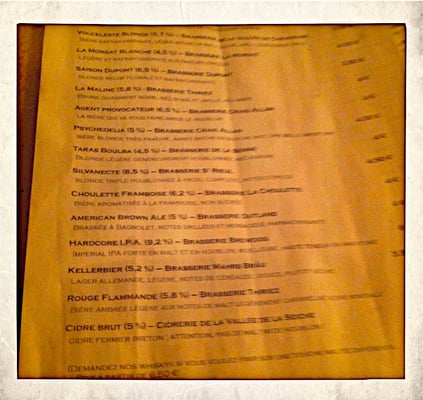 Menu photo 8 La Fine Mousse Paris, 75 Menu photo 8 La Fine Mousse Paris, 75