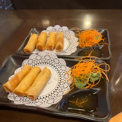 Wasabi Japanese Steak House - Spring rolls, vegetable spring rolls nice and tasty