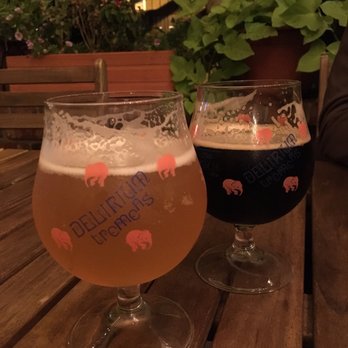 Thee Elbow Room - Modern Times Fruitlands Tropical (L) and Mother Earth Sintax Peanut Butter Stout (R). - Gastropubs Near Me - Montrose, California