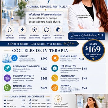 ZMD Aesthetics - IV Terapia - Medical Spas Near Me - Santa Ana, California ZMD Aesthetics - IV Terapia - Medical Spas Near Me - Santa Ana, California