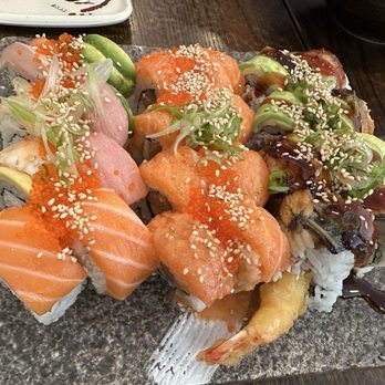 Oh Fish Sushi & Kitchen - Rainbow roll, passion salmon, dragon roll - Sushi Bars Near Me - San Lorenzo, California Oh Fish Sushi & Kitchen - Rainbow roll, passion salmon, dragon roll - Sushi Bars Near Me - San Lorenzo, California