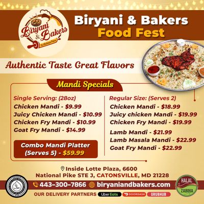 Menu photo 6 Biryani & Bakers @ Catonsville Catonsville, MD Menu photo 6 Biryani & Bakers @ Catonsville Catonsville, MD