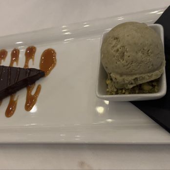 Opus Steakhouse  - Chocolate Pistachio Torte - Wine Bars Near Me - Jericho, New York