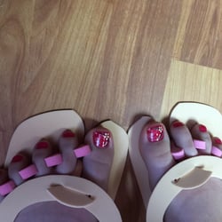 My beautiful toes! Done by Crystal.