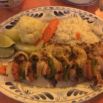 La Choza - Shrimp kabobs - Mexican Near Me - Cozumel, ROO
