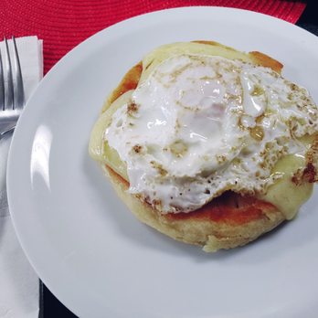 Redbar Espresso & Market - Egg and cheese crumpet - Coffee & Tea Near Me - Mobile, Alabama Redbar Espresso & Market - Egg and cheese crumpet - Coffee & Tea Near Me - Mobile, Alabama