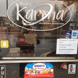 That's Karma - A great combination of food and consignment items.