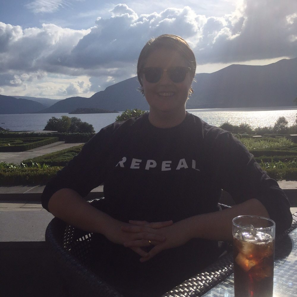 Europe Hotel - Having lunch on the terrace, 18 degrees in mid October, we seriously lucked out!! - Hotels Near Me - Killarney, Kentucky