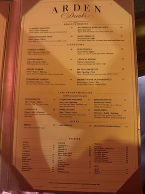 Menu photo 1 Arden Restaurant West Hollywood, CA