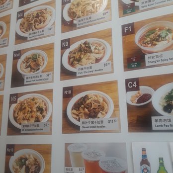 Xi'an Famous Foods - Xi'an Famous Food. Menu board. - Chinese Near Me - Brooklyn, New York