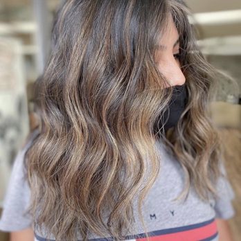 Haven Hair Lounge - This was November 16th. Fall Caramel color my blonde was still on from last time. - Hair Salons Near Me - Boise, Idaho