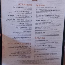 Menu as of 6/8/22 Menu as of 6/8/22