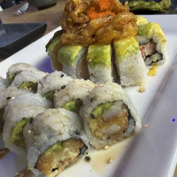 The Wave Sushi & Bar - Crystal shrimp roll & Island roll - Sushi Bars Near Me - Reno, Nevada