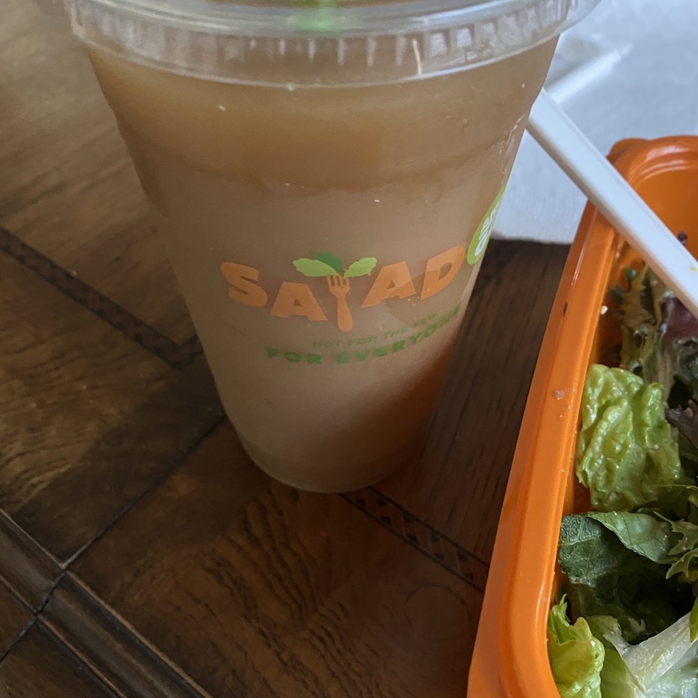 Salad and Go - Iced cold-brew with oat milk and sugar free vanilla - Salad Near Me - Carrollton, Texas
