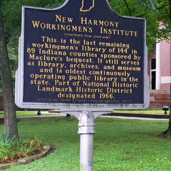 Working Men's Institute - My three boys really enjoyed the museum portion! We were there nearly an hour taking it all in! - Museums Near Me - New Harmony, Indiana Working Men's Institute - My three boys really enjoyed the museum portion! We were there nearly an hour taking it all in! - Museums Near Me - New Harmony, Indiana