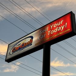 1-800 Car Cash - Toms River - The new sign for 1-800 Car Cash @ 92 Route 37 in Toms River NJ