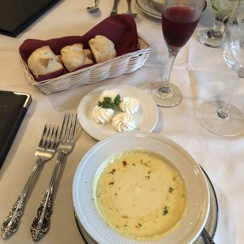 Whispering Pines Restaurant - Sweet Corn-Crab Bisque - Bed & Breakfast Near Me - Norman, Oklahoma