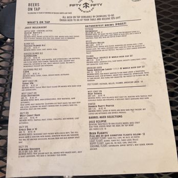 FIFTY FIFTY BREWING - Updated June 2024 - 663 Photos & 862 Reviews ...